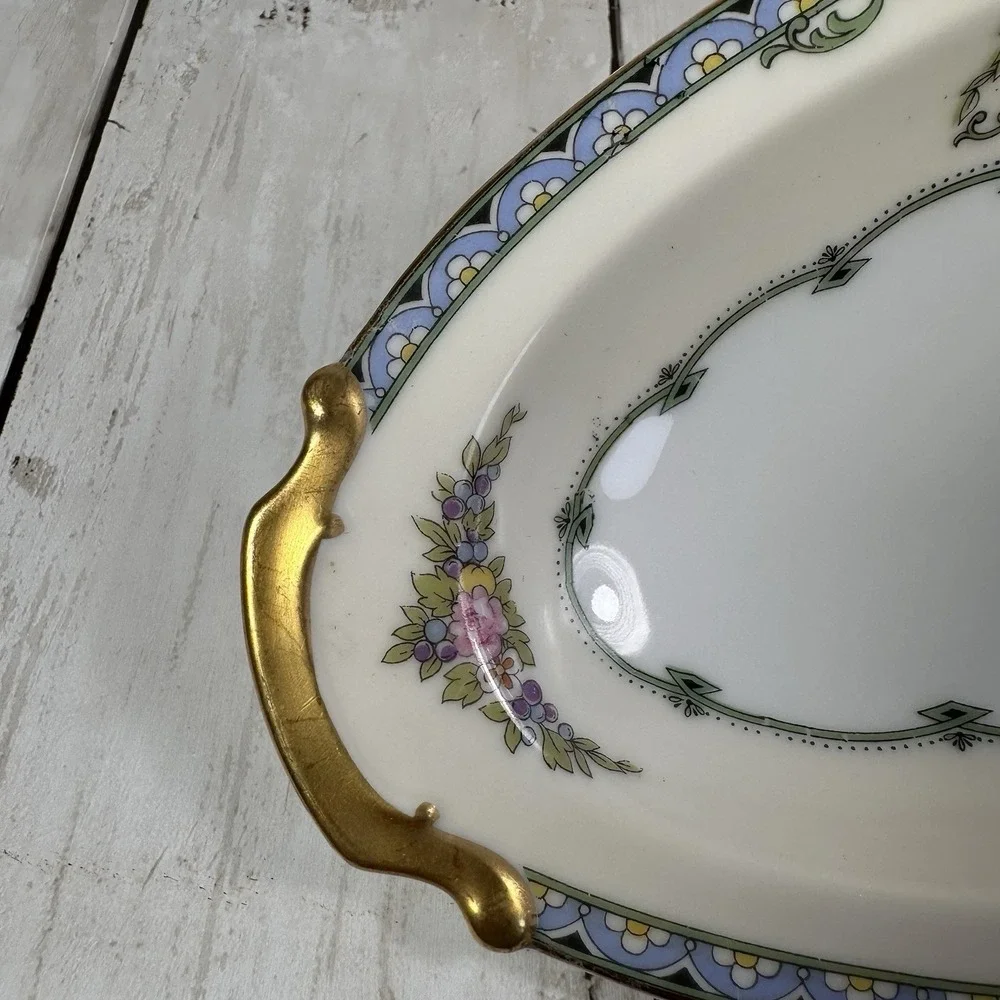 Vintage Noritake Favorita‎ Relish Dish Oval Bowl  8.5